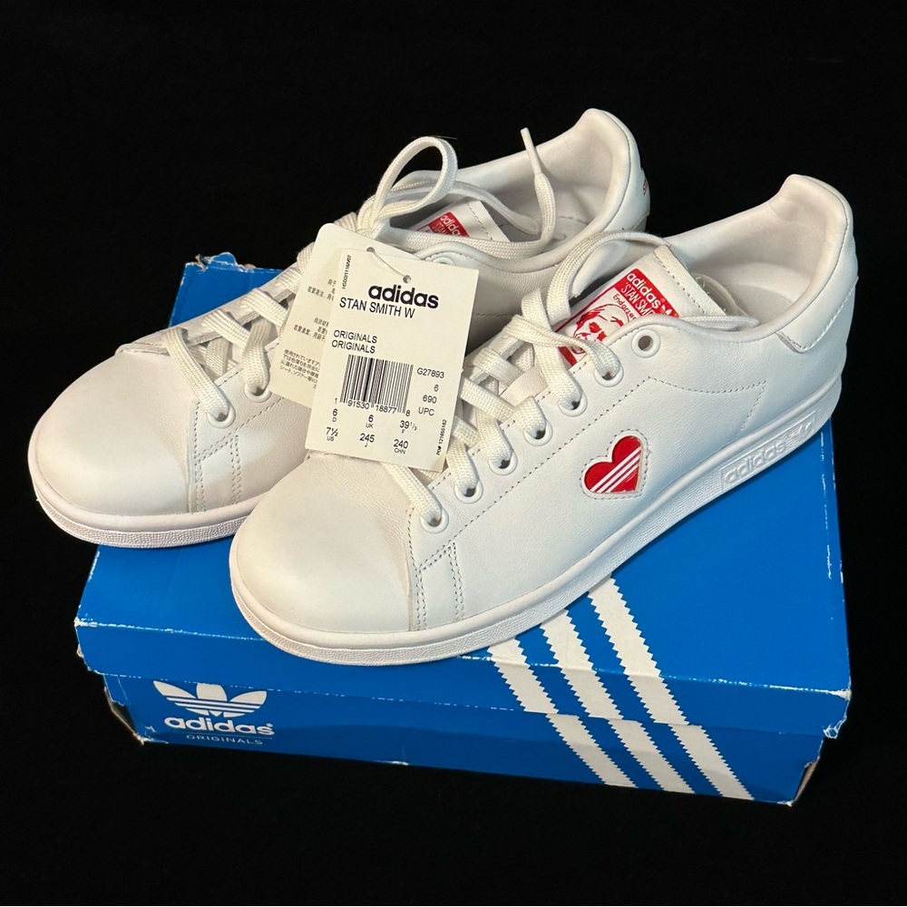 Adidas Stan Smith Special Edition Valentine's Day Release (2019) Women's US 7.5